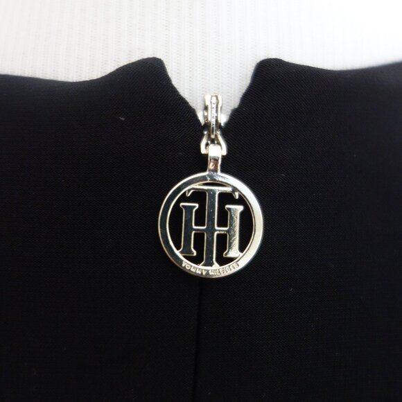 NWT $109 TOMMY BAHAMA Ruched Ruffle Front Long Sleeve Black Dress – 2 - Picture 5 of 7